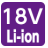 18V Li-ion battery